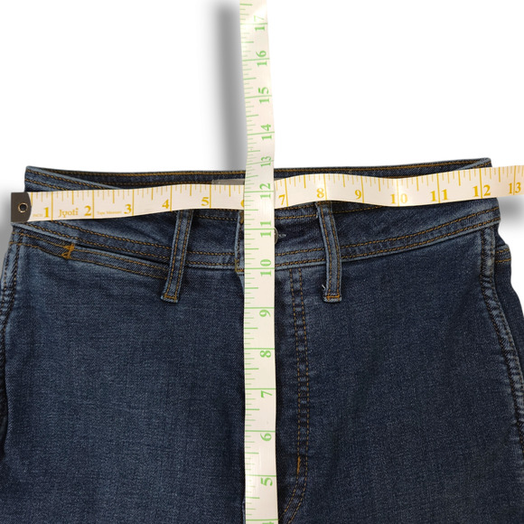 NWOT Everlane Way-High Clean Front Organic Cotton Skinny Jeans Sz. 26x28 Indigo - Picture 12 of 14